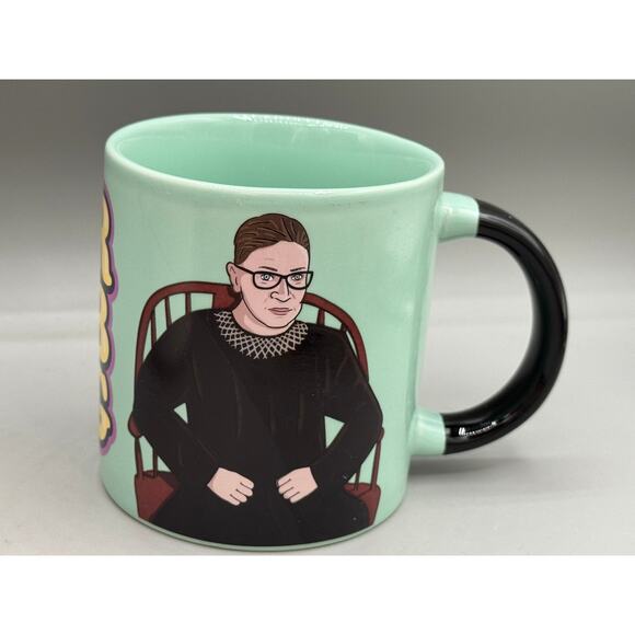 Ruth Bader Ginsburg RBG Unemployed Philosophers Guild Mug - Picture 1 of 4